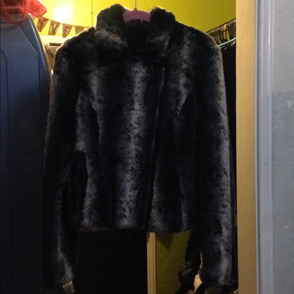 Faux Fur GUESS Coat